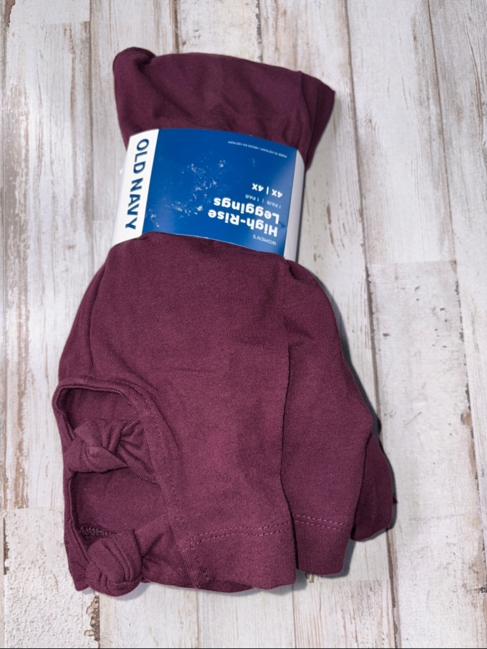 Old Navy High-Rise Double Knotted Ankle Leggings Size 4X New - Picture 9 of 11